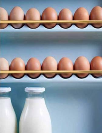 Яйца в холодильнике хранятся