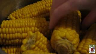 Как сохранить кукурузу на зиму ( в морозилке )