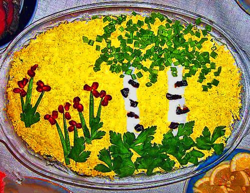 Как приготовить и украсить салат мимоза