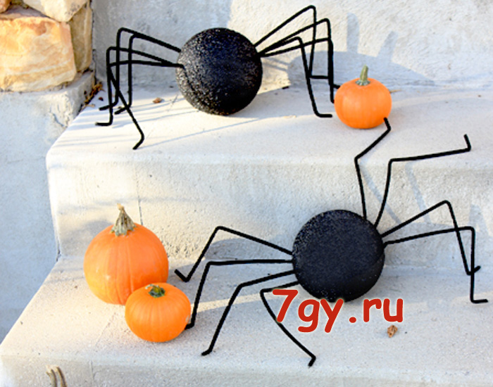 Поделка паук на Хэллоуин