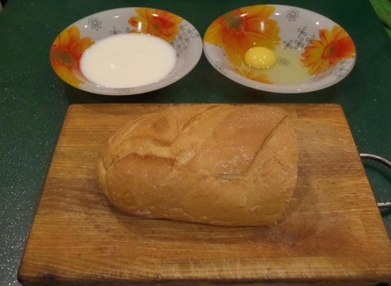 яйцо хлеб