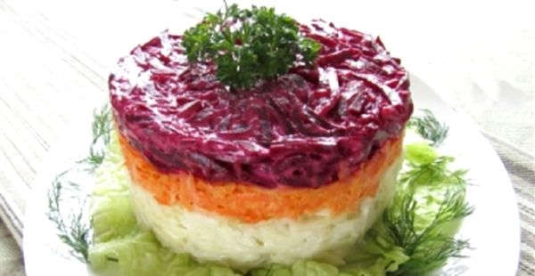 Салат из вареной свеклы - просто, вкусно и полезно
