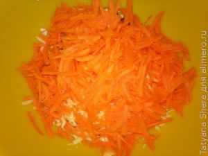 Салат с фасолью морковью и сыром