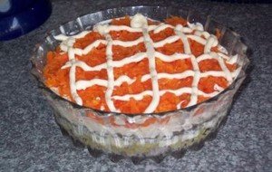 Рецепт приготовления салата «Лисья шубка»