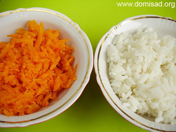 Морковь и рис