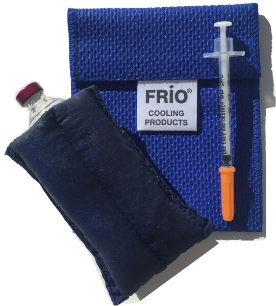 Frio: чехол для хранения инсулина при оптимальной температуре