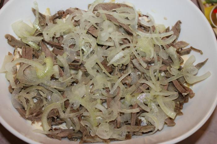 салат мужские грезы рецепт с фото с говядиной пошаговый