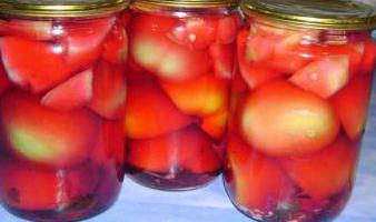 помидоры в желатине на зиму без стерилизации 