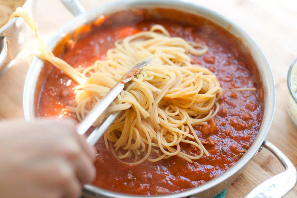 сколько варить спагетти