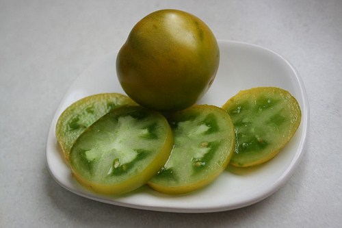 Салат из зеленых помидоров