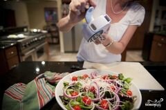 «Салат с жареным мясом» - приготовления блюда - шаг 4