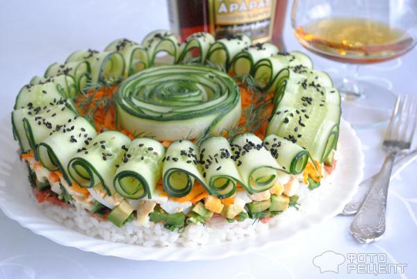 Суши-торт фото