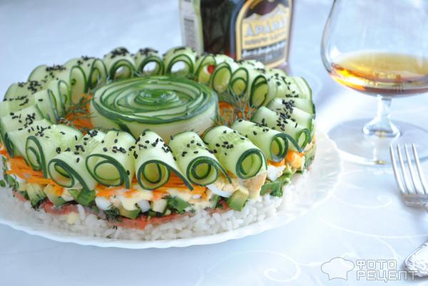 Суши-торт фото