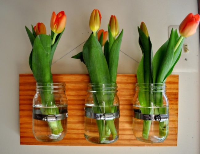 Как сделать вазу из банки своими руками: 6 способов и 50 фото