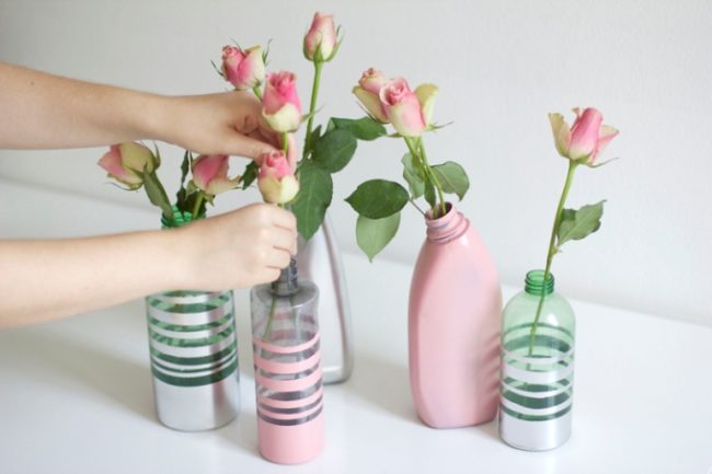 Как сделать вазу из банки своими руками: 6 способов и 50 фото