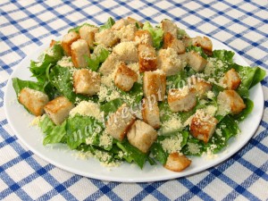 салат Цезарь - salat Caesar