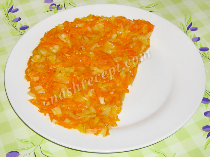 салат апельсиновая долька: морковь с луком - salat apelsinovaya dolka: morkov s lukom