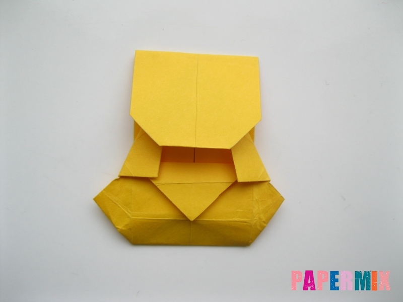 Как сделать медведя из бумаги (оригами) своими руками - шаг 15