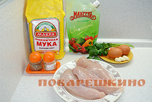 Куриное филе в кляре