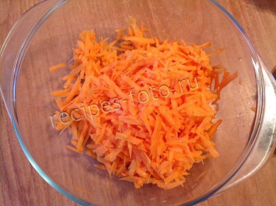 салат из репы и моркови со сметаной