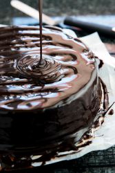 Как сделать шоколадную глазурь из какао-порошка и сливок