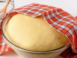 Сдобное дрожжевое тесто – рецепт без опары