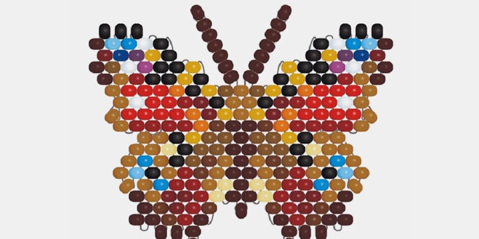 Мозаичное плетение Бабочка