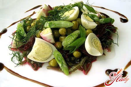 салат с морской капустой рецепт