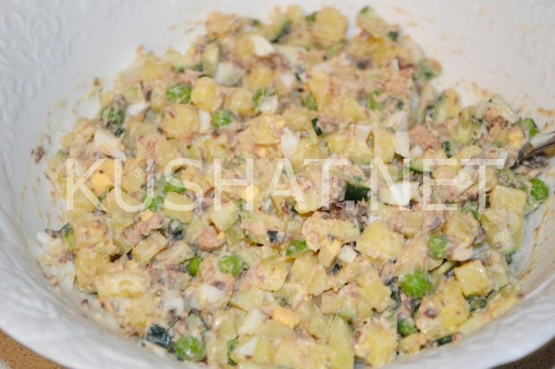 9_салат с тунцом, картофелем и яйцами