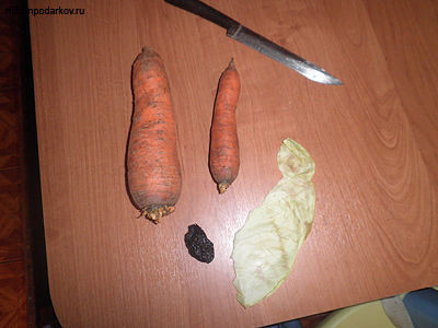Поделки для детей 2-3 лет “Морковная лисичка”: Готовим исходные продукты