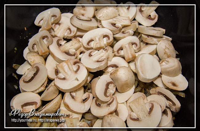 Жареные грибы с картошкой