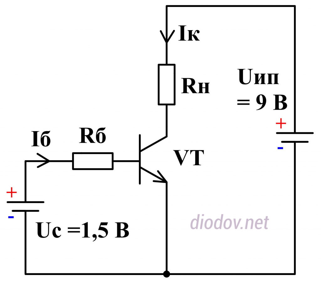 Принцип работы транзистора