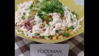 Салат из пекинской капусты с копчёной колбасой: рецепт от Foodman.club