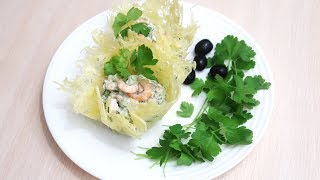 Салат с креветками рецепт