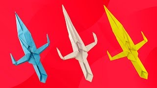 Меч Ниндзя | Сай - оружие Оригами. Как сделать меч из бумаги своими руками? Origami