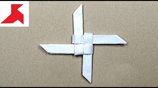 DIY – Как сделать большой летающий СЮРИКЕН из бумаги А4 своими руками?