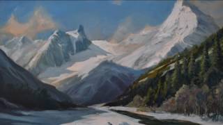 Зимние пейзажи - живопись И.Пржиленского