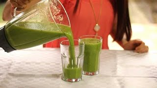 Зеленый коктейль - рецепт