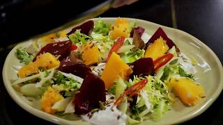 Как удивить гостей, салат со свеклой и тыквы, пошаговый рецепт. Диетический овощной салат