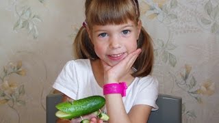 Крокодил из огурца. Поделки из овощей для детского сада (для детей 4, 5 и 6 лет).