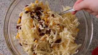 Cooking #3:Салат с фасолью, сыром и сухариками