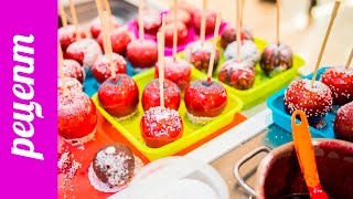 Яблоки в карамели. Рецепт как готовить яблоки в карамели [ Candy caramel apples ]