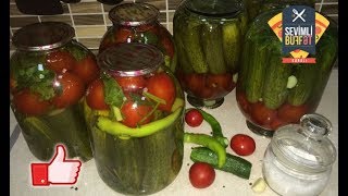 Xiyar və Pomidor turşusu (Domates ve salatalık turşusu) (Соленые огурцы и помидоры)