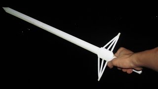 Как сделать длинный меч бумаги | 60cm