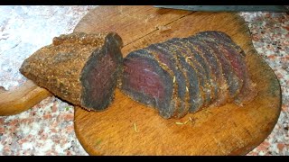 сыровяленое мясо в домашних условиях / dry cured meat at home