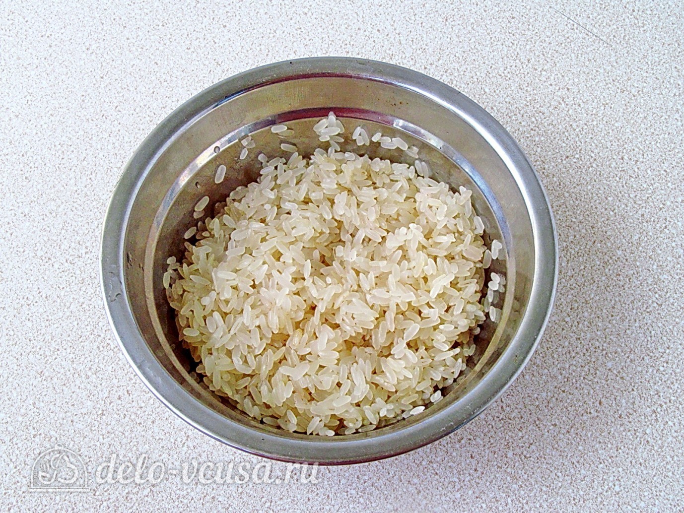 как варить рис для крабового салата в кастрюле