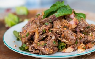 Теплый тайский салат с говядиной - фото шаг 7