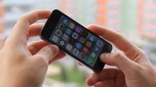 Как сделать скриншот iPhone 5s. How to make screen iPhone 5s.