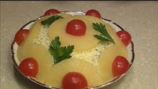 Салат "ВКУСНЯШКА" с курицей, ананасами и грибами. Готовим вместе с YuLianka1981