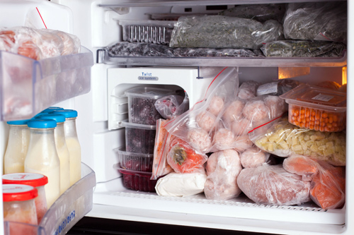 Хранение продуктов в морозилке